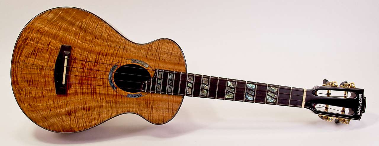Curly Blackwood Tenor Ukulele