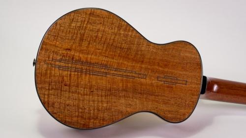 Blackwood and Huon Pine Concert with Flannel Flower Inlay